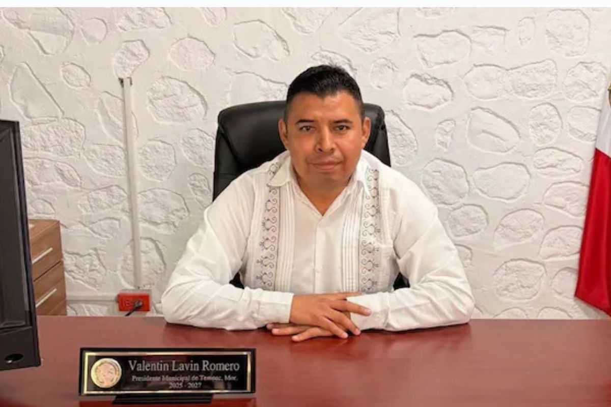 Palacio municipal de Temoac, Morelos | Foto: Valentín Lavín Facebook