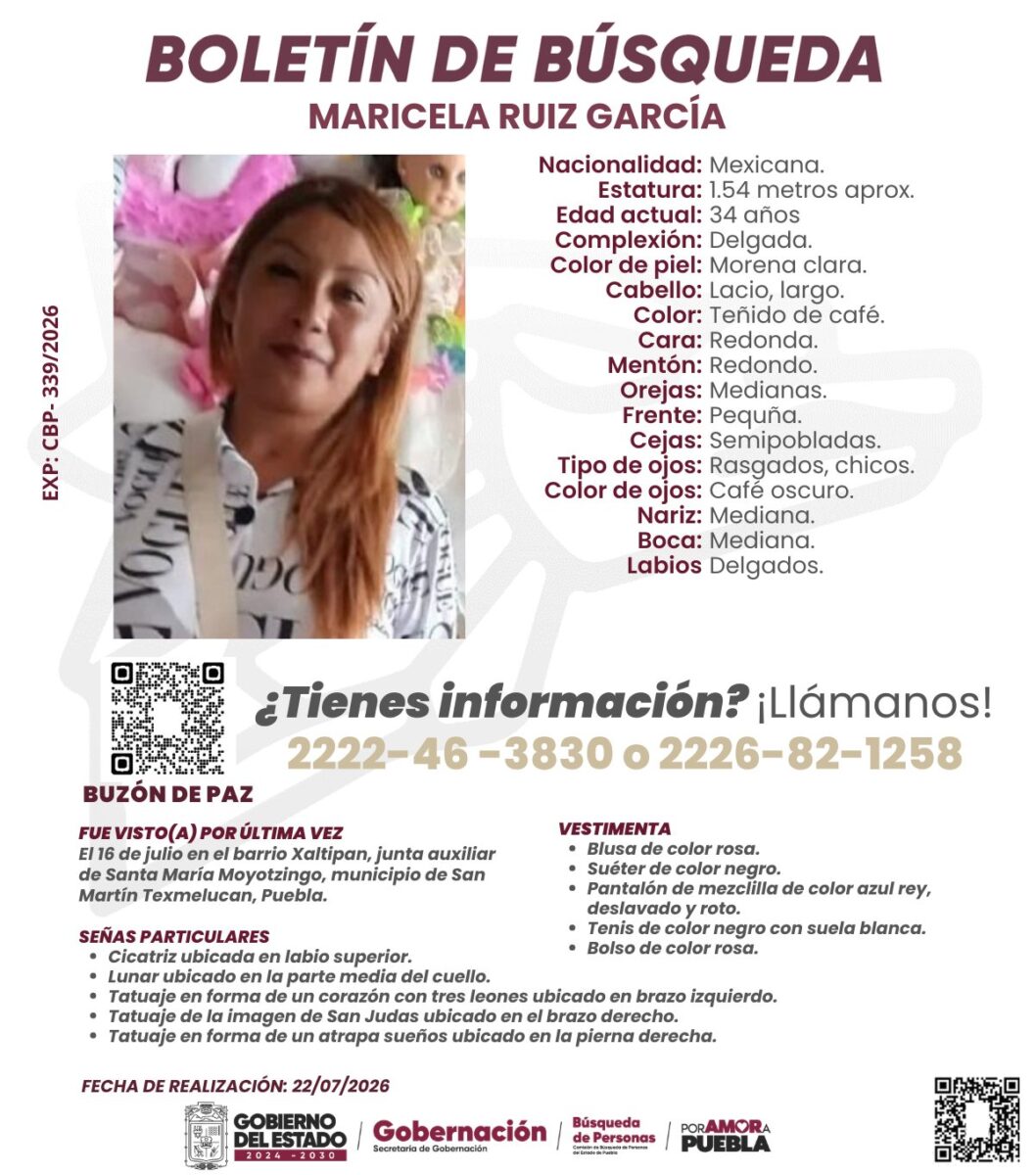 Familiares de Maricela Ruiz bloquean la autopista México-Puebla hoy