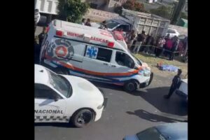 Trabajador atropellado del Ayuntamiento de San Andrés Cholula | Foto: Cortesía