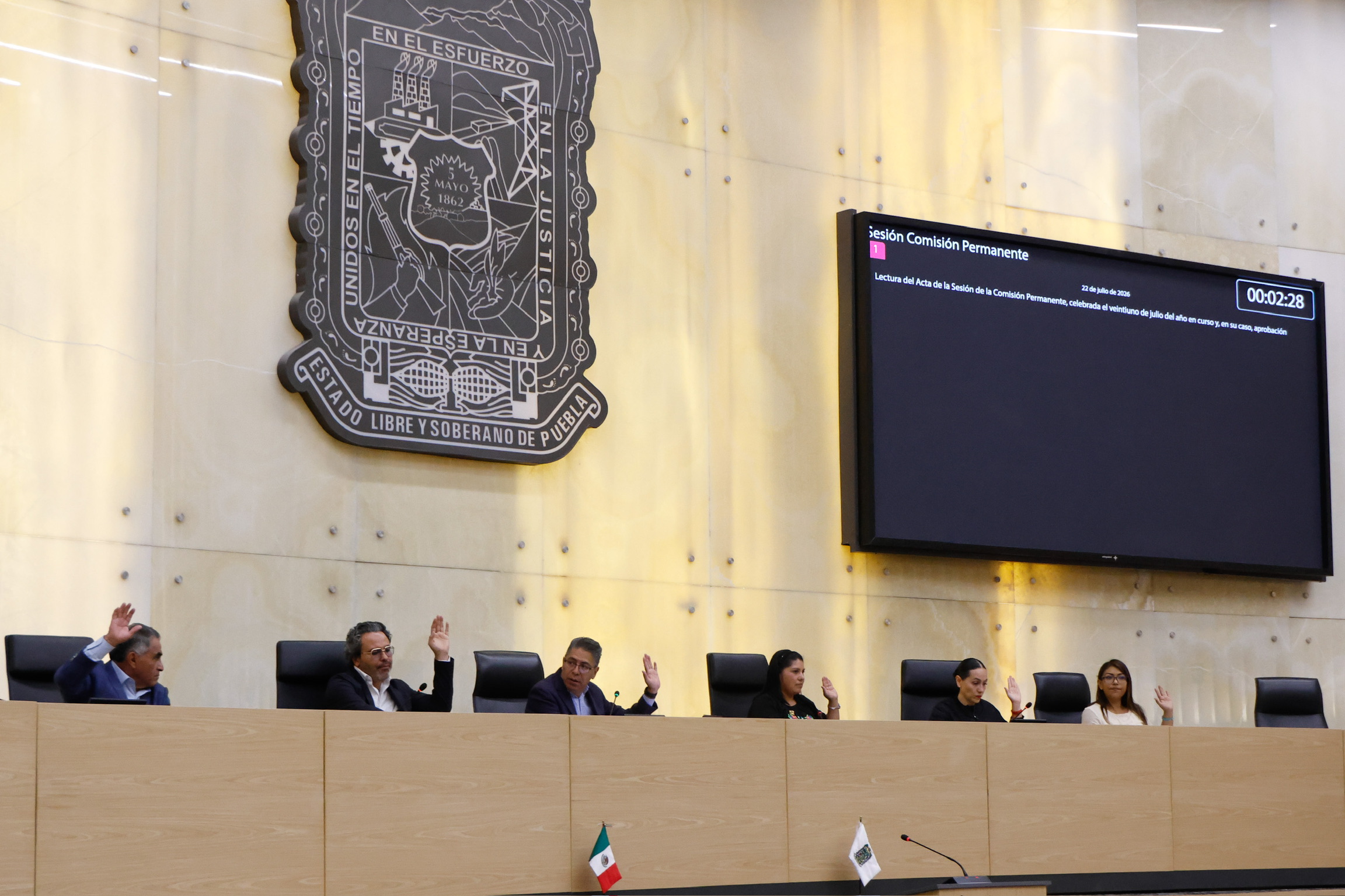 Comisión Permanente del Congreso de Puebla | Foto: Agencia Enfoque