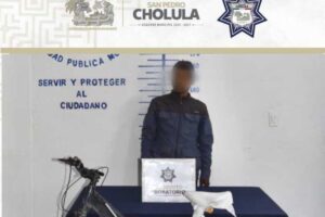 Detención de probable responsable en Santiago Mixquitla | Foto: Cortesía