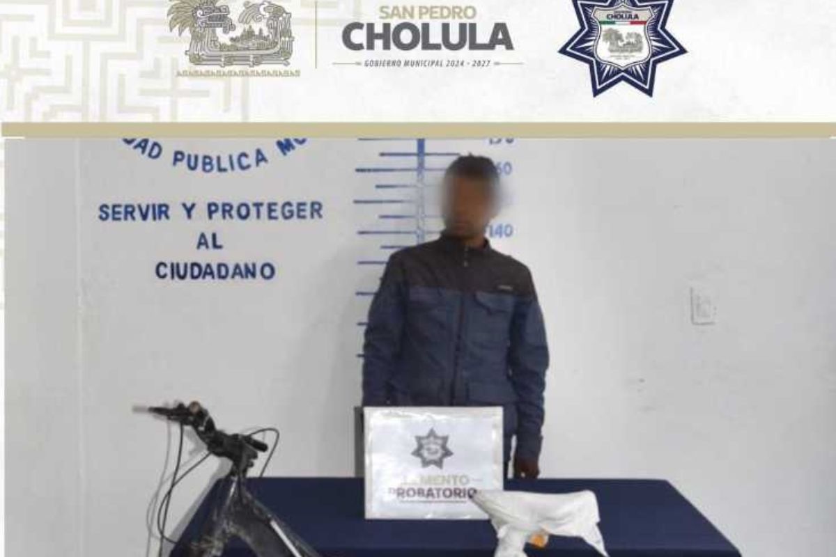 Detención de probable responsable en Santiago Mixquitla | Foto: Cortesía