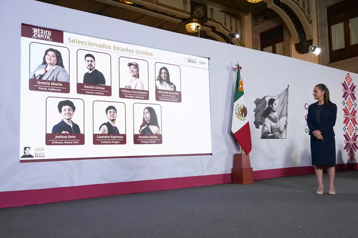 El Bogueto presenta nueva edición de “México Canta” durante la mañanera con Sheinbaum 3 El Bogueto en la manañera presenta nueva edición de México Canta