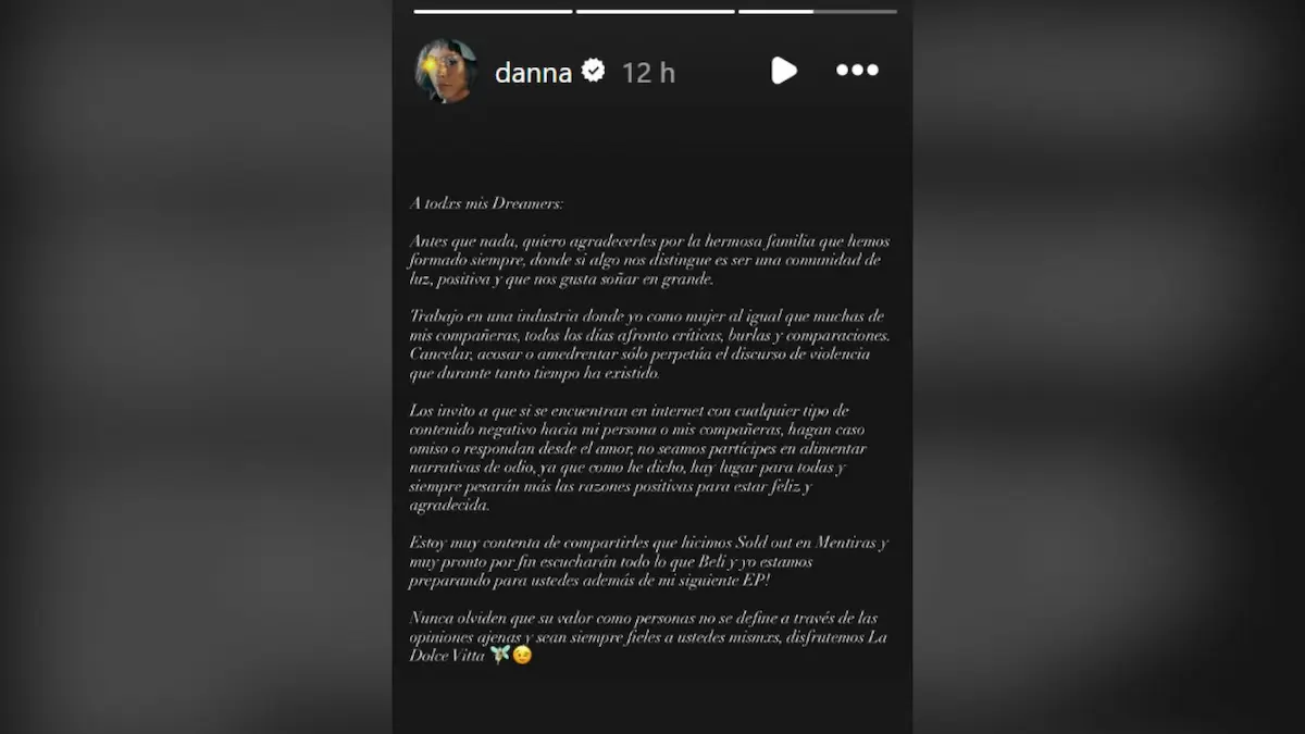Belinda denuncia amenazas de muerte tras polémica por comentarios sobre Danna y Kenia Os