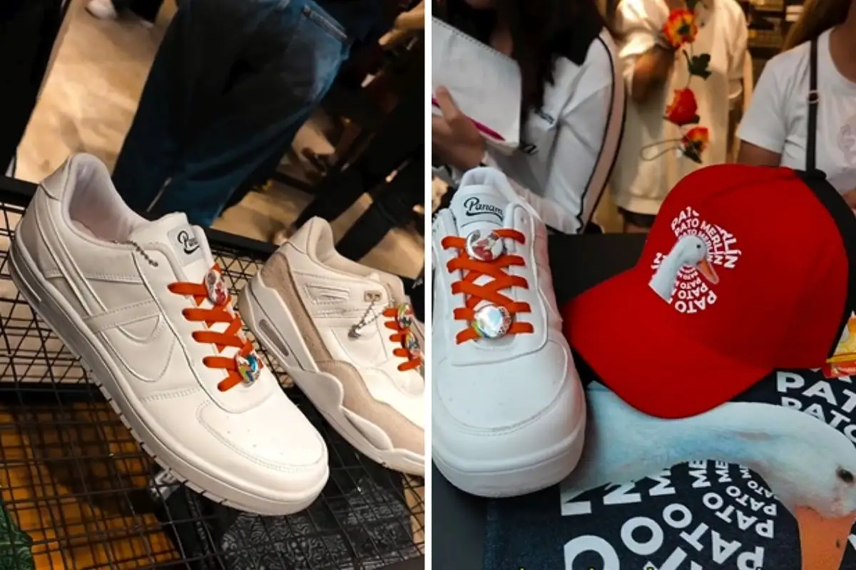 Así son los tenis del Pato Merlín edición limitada de Panam