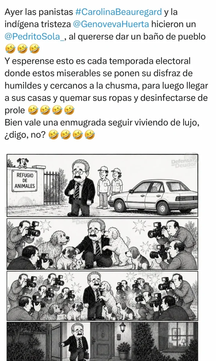 Tunden a Carolina Beauregard y Genoveva Huerta por subirse a RUTA