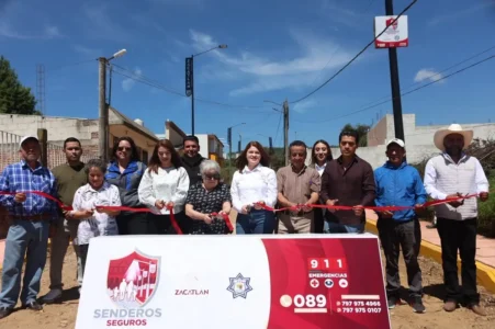 Inauguran Senderos Seguros en Zacatlán