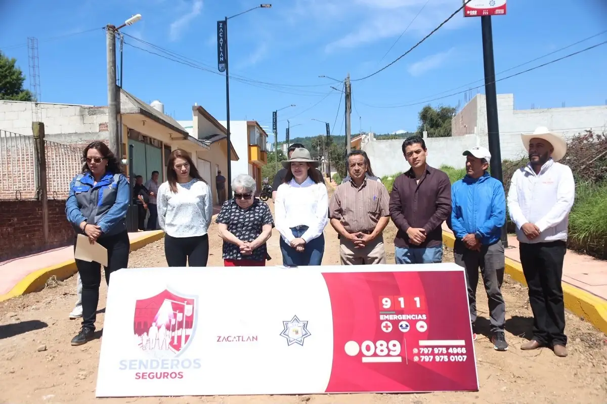 Inauguran Senderos Seguros en Zacatlán