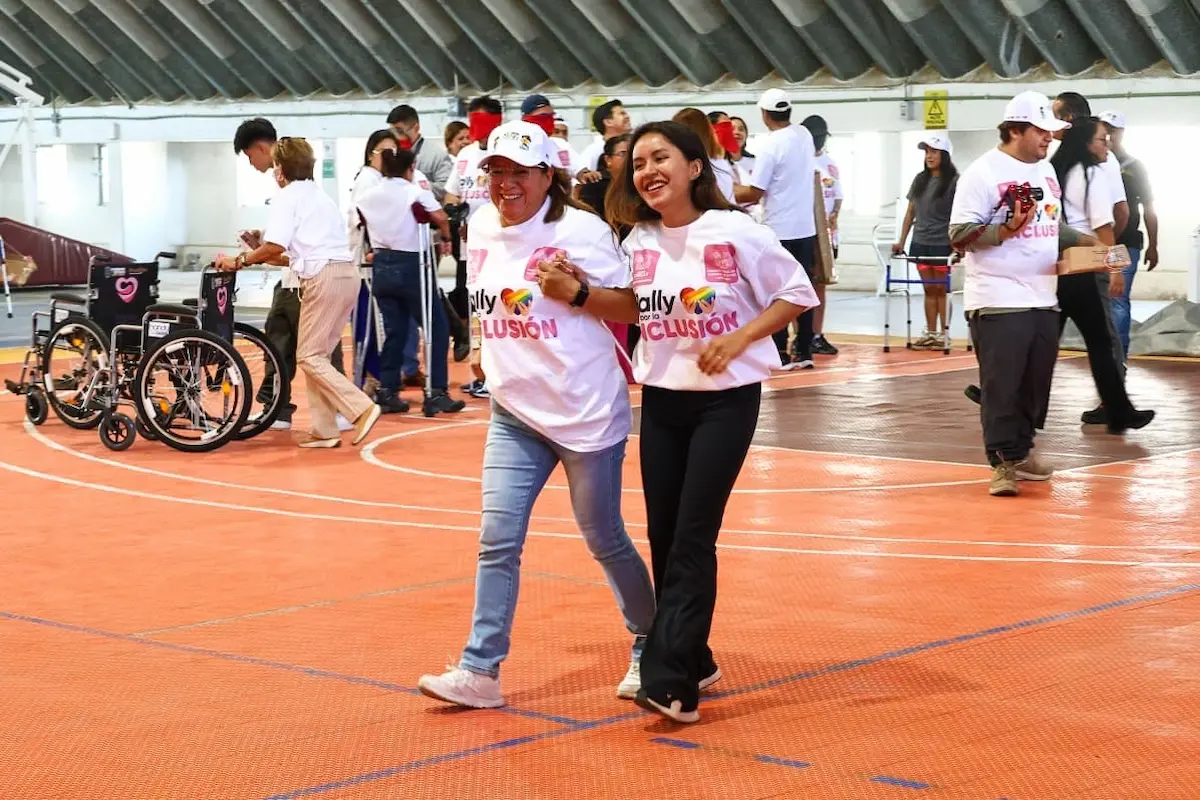 Impulsan en San Pedro Cholula el Rally por la Inclusión con apoyo del DIF Estatal