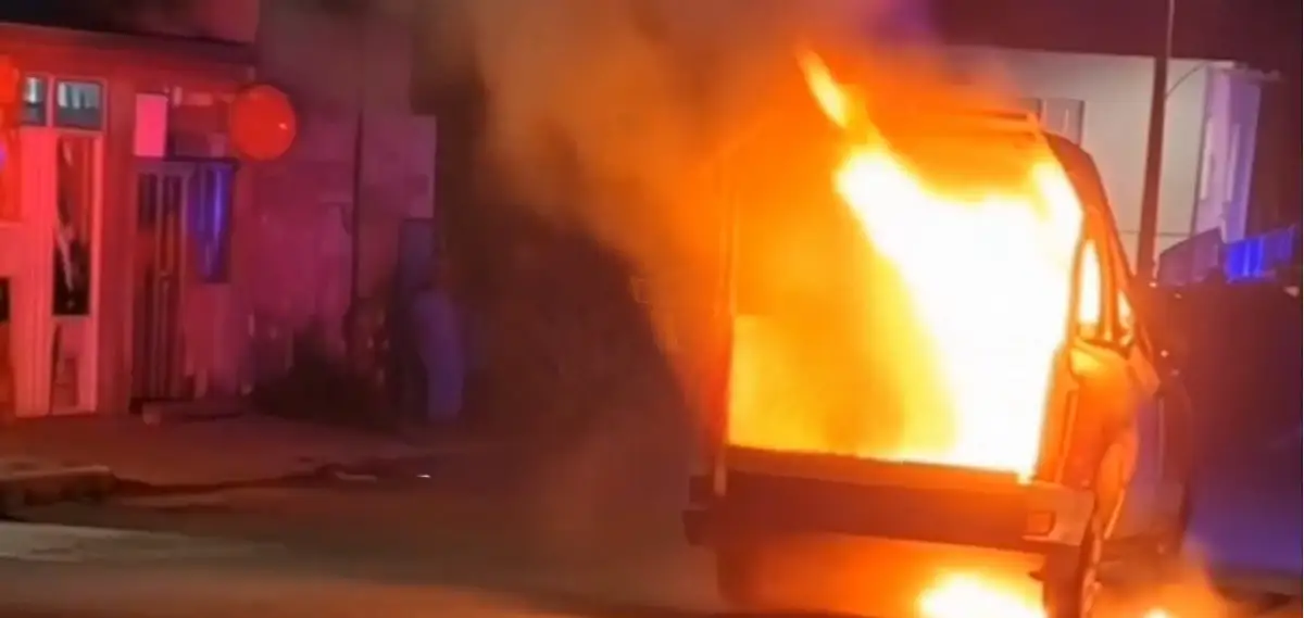 Pobladores incendiaron una patrulla en Chiautzingo por este motivo