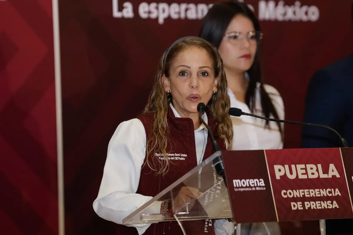 Pablo Salazar enfatizó que Olga Romero será la que encabece la dirigencia de Morena Puebla hasta que ella lo decida.