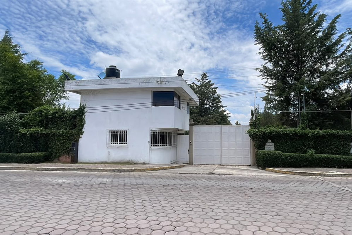 Presunto lugar donde residiría Mario Marín en el Residencial San Ángel | Foto: Agencia Enfoque