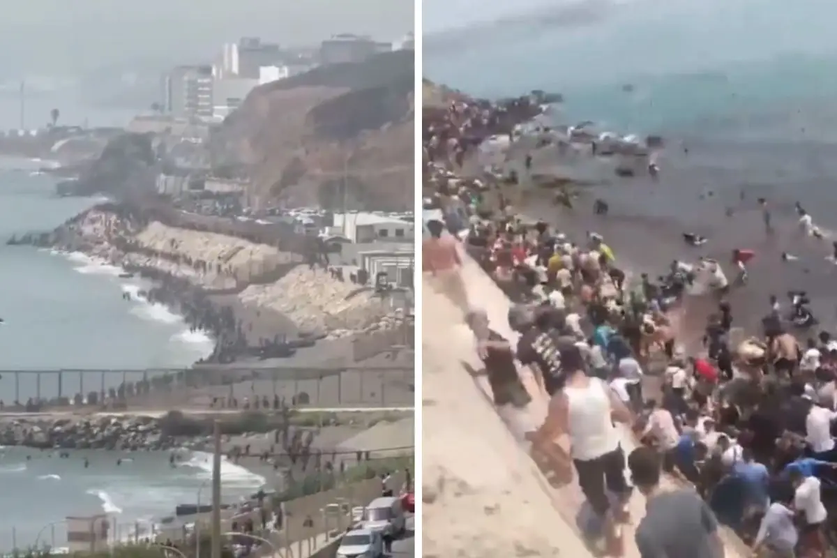(VIDEOS) Crisis migratoria en Ceuta: miles de marroquíes llegan nadando para cruzar a España 2 Migrantes en Ceuta llegan nadando desde Marruecos
