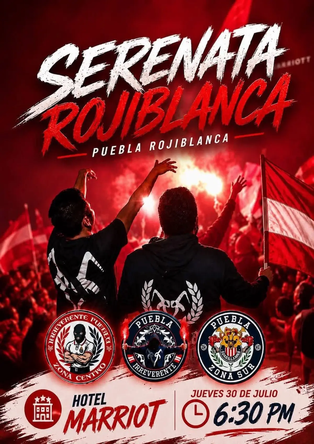 Afición de Chivas prepara serenata rojiblanca en Puebla previo al duelo contra La Franja