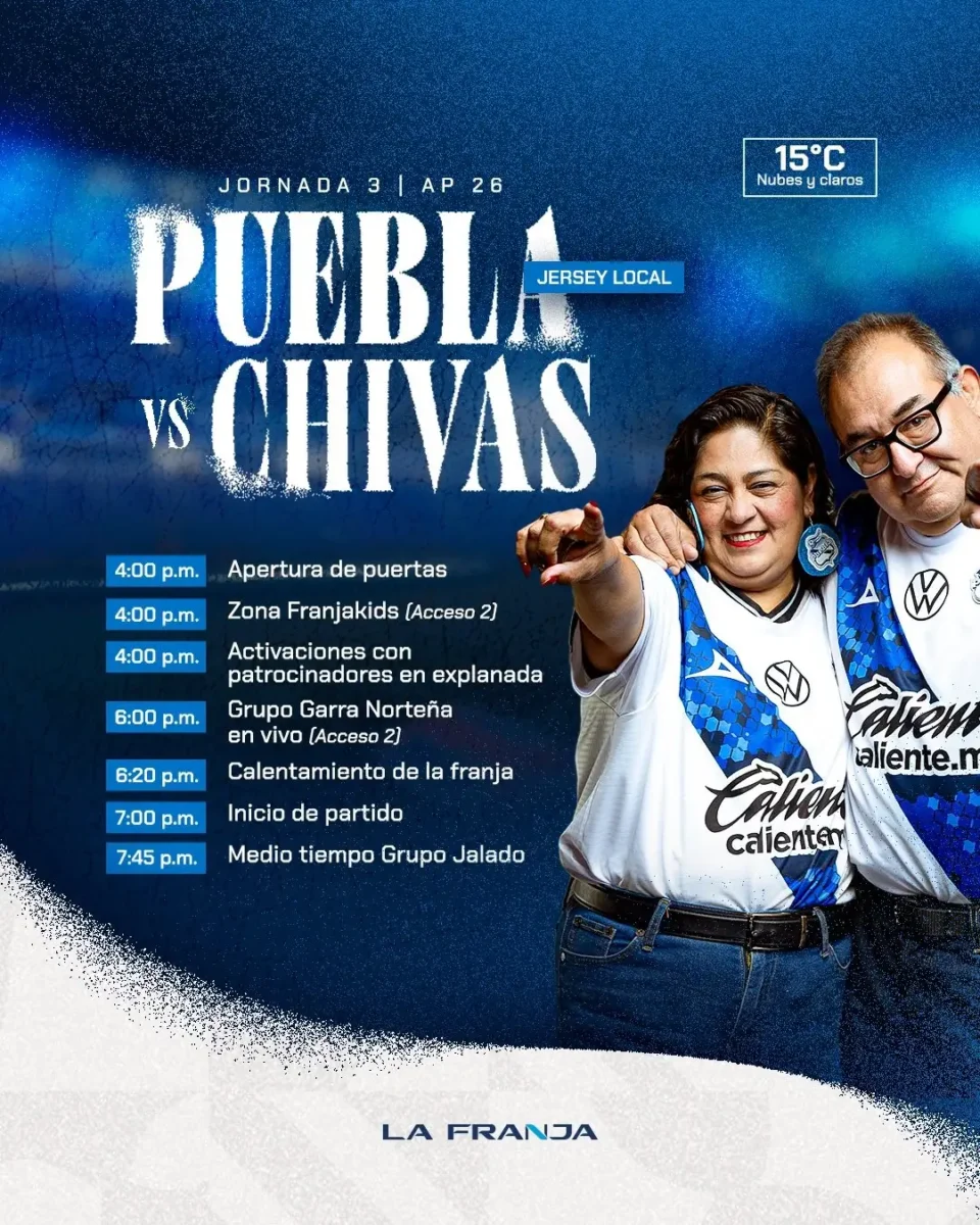 Puebla vs Chivas: dónde ver este partido y a qué hora 2 ¿Dónde ver Puebla vs Chivas este viernes y a qué hora?