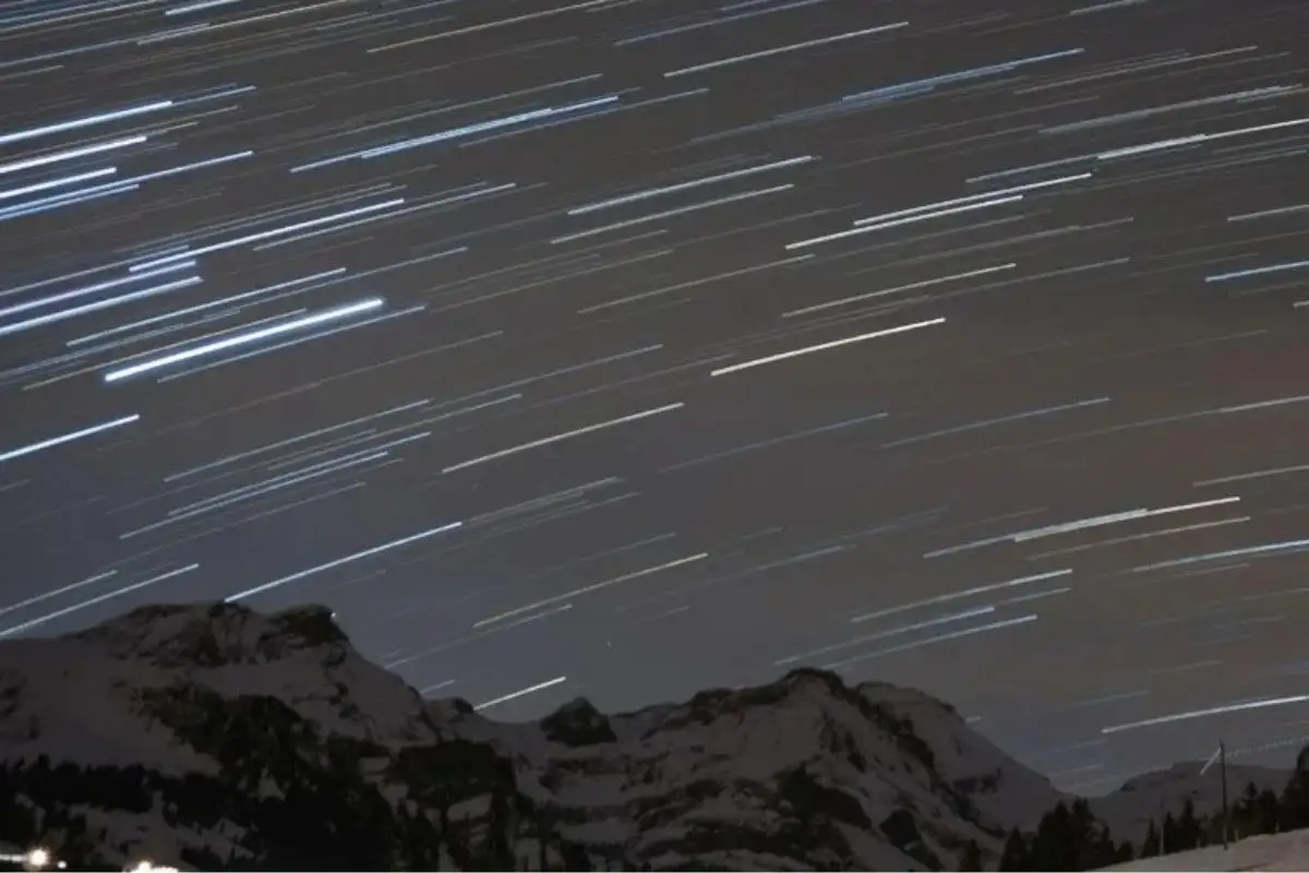 Así se vio la lluvia de estrellas en Puebla desde el volcán