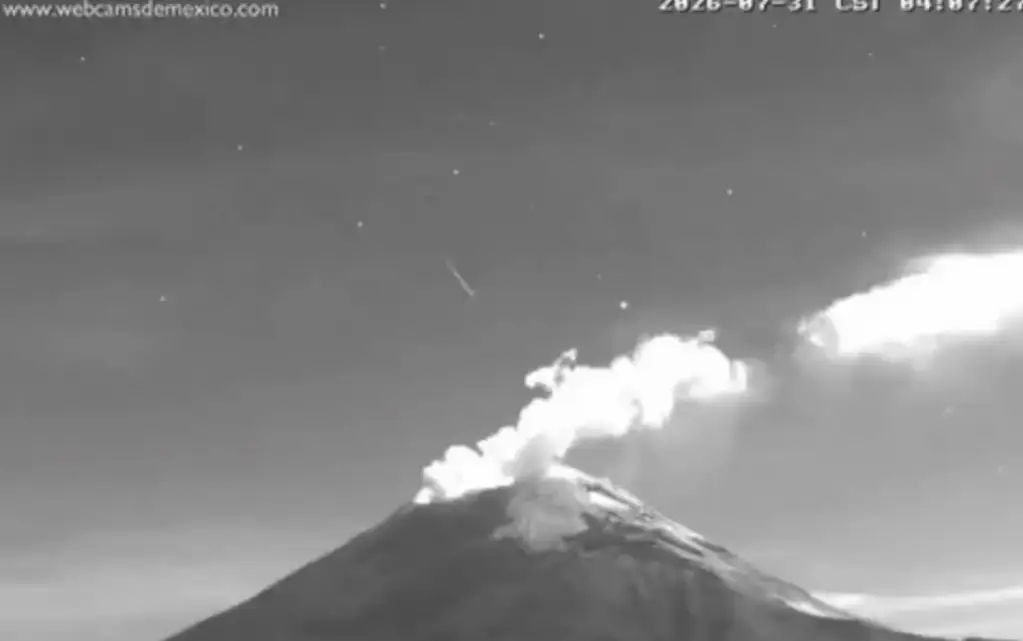 Así se vio la lluvia de estrellas en Puebla desde el volcán