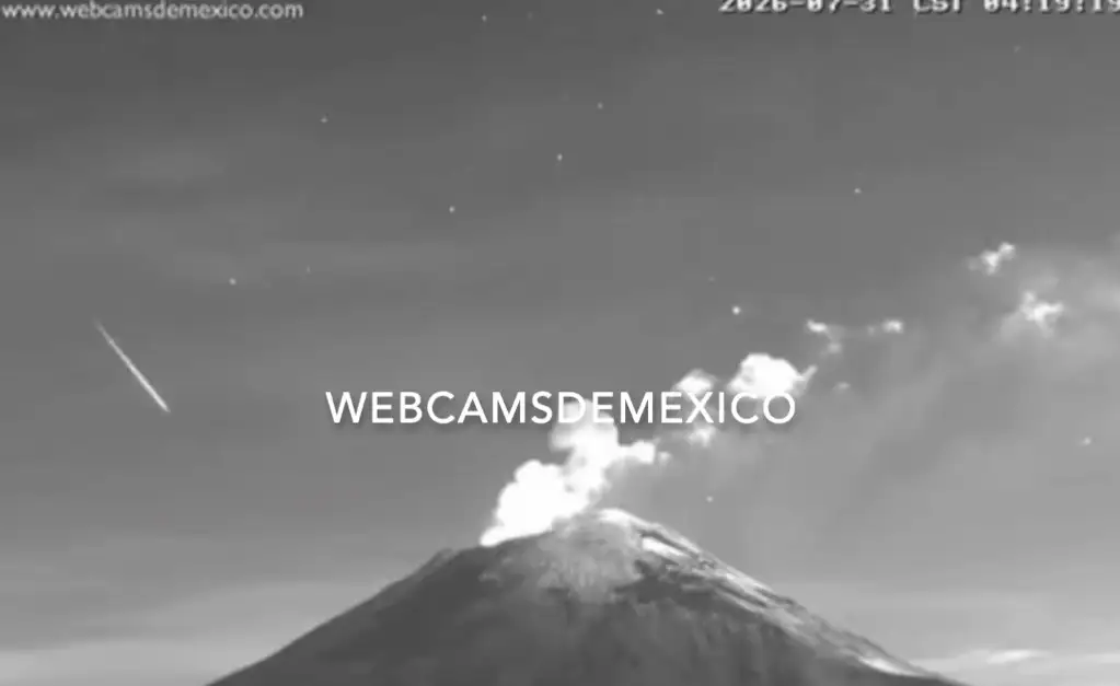 Así se vio la lluvia de estrellas en Puebla desde el volcán