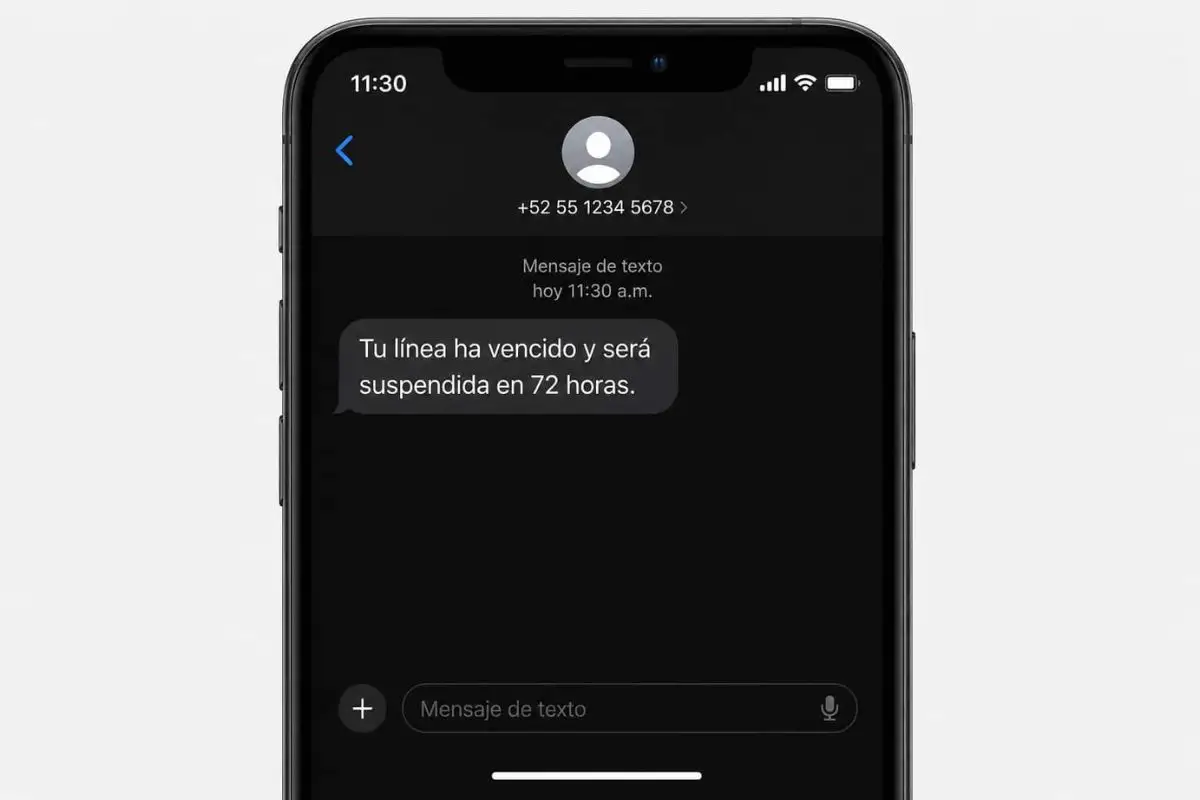 Tu línea ha vencido: esto significa este mensaje