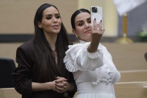 Grace Palomares, durante una sesión ordinaria del Congreso de Puebla, en medio de la polémica por comentarios contra adultos mayores | Foto: Agencia Enfoque