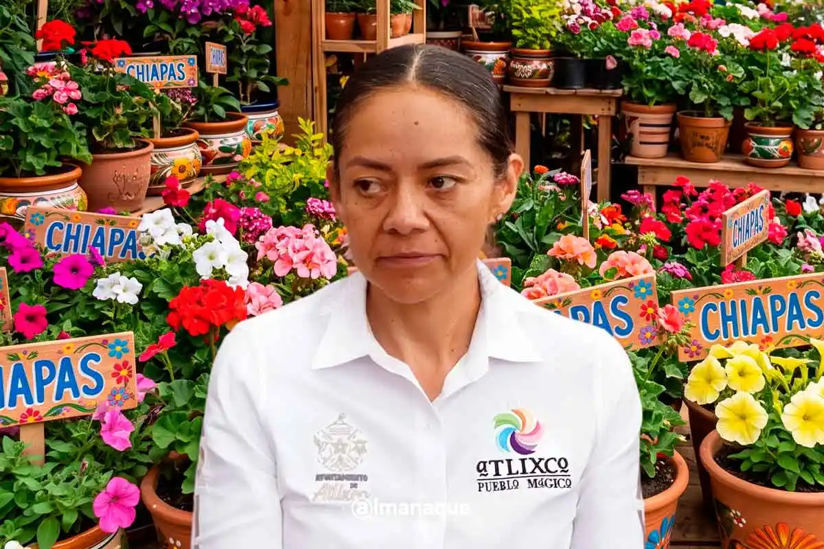 Alcaldesa de Atlixco compró flores