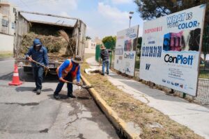 El Ayuntamiento de San Pedro Cholula reforzó los servicios públicos eficientes para el municipio | Foto: Cortesía