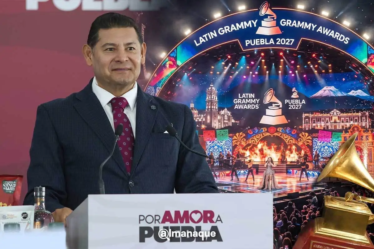 ¿Latin Grammy 2027 en Puebla? Esto dijo Armenta