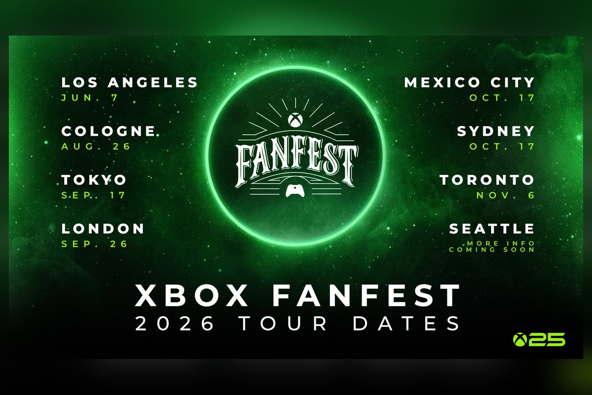 XBOX FanFest Tour elige Ciudad de México como una de las ocho ciudades para celebrar su 25 aniversario 9 XBOX FanFest Tour 2026