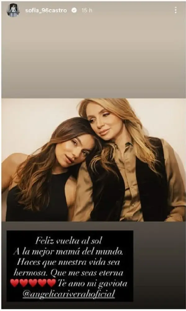 Angélica Rivera celebró su cumpleaños 57 con sus hijas