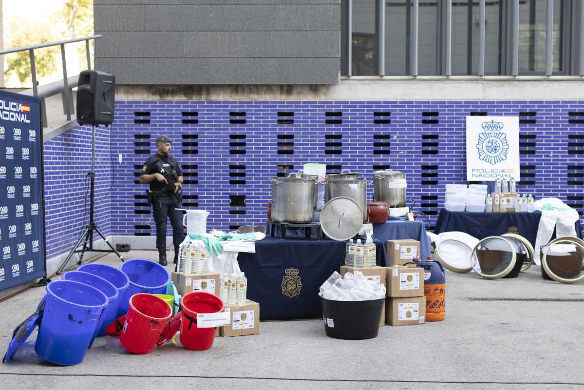 Policías de España y Francia desarticulan en Cataluña un laboratorio del CJNG | Foto: Agencia EFE