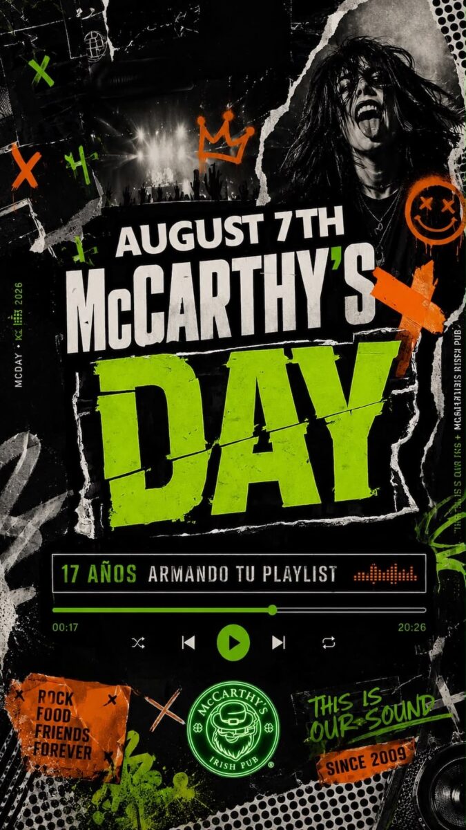McCarthy’s Day llega con un fin de semana cargado de rock y mucha cerveza verde