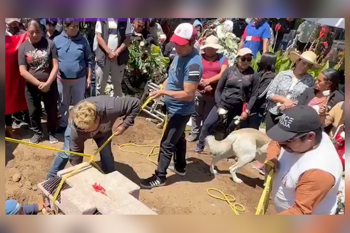 Despiden a Dominga Pérez; la sepultaron con su canasta de cemitas | Foto: Cortesía