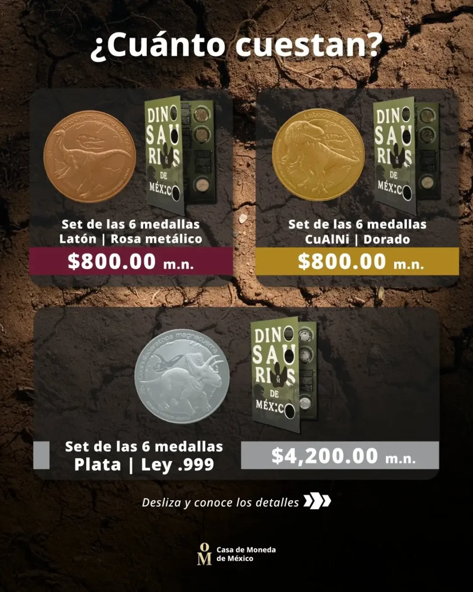 Monedas de dinosaurios: dónde comprarlas, cuánto cuestan y cómo son 2 Lanzan monedas de dinosaurios y así puedes comprarlas