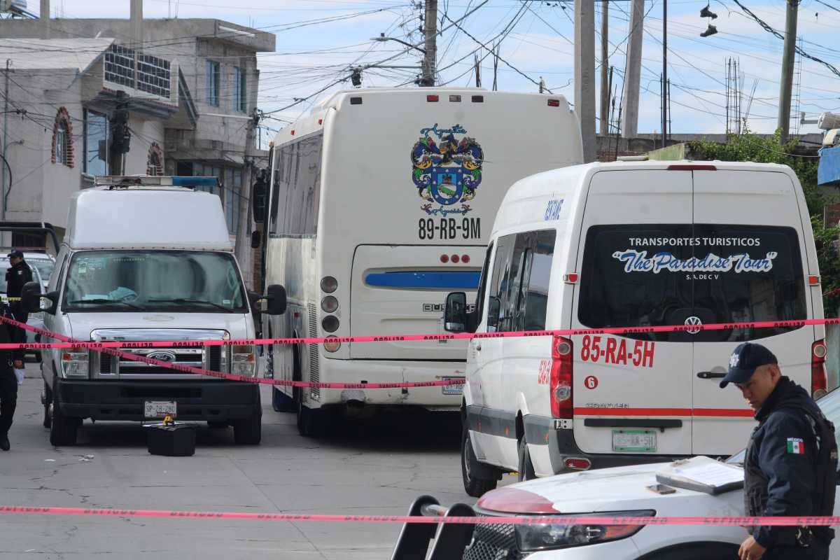 Escena del ataque donde un hombre fue asesinado en San Pablo Xochimehuacan | Foto: Cortesía