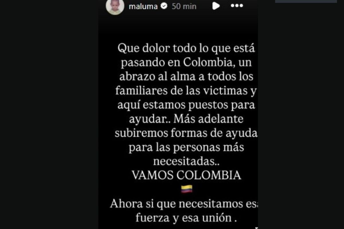 Así reaccionaron Shakira, Maluma, J Balvin, Camilo y más al terremoto en Colombia