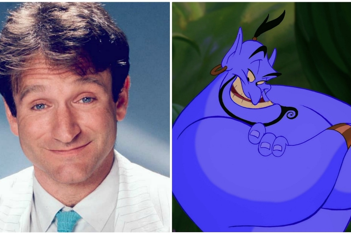 Robin Williams como el Genio en Aladdin | Foto: Cortesía