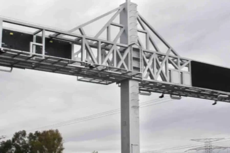 SICT instala dos arcos de seguridad en la México-Puebla