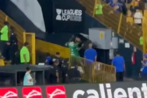 (VIDEOS) Expulsión de Nahuel Guzmán termina en show