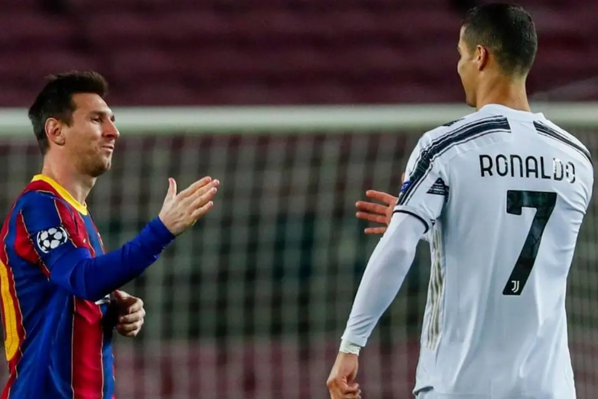 Cristiano Ronaldo envió un mensaje de condolencia a Messi