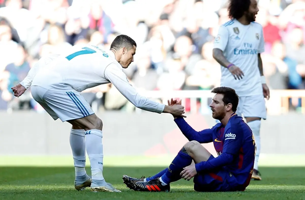 Cristiano Ronaldo envió un mensaje de condolencia a Messi