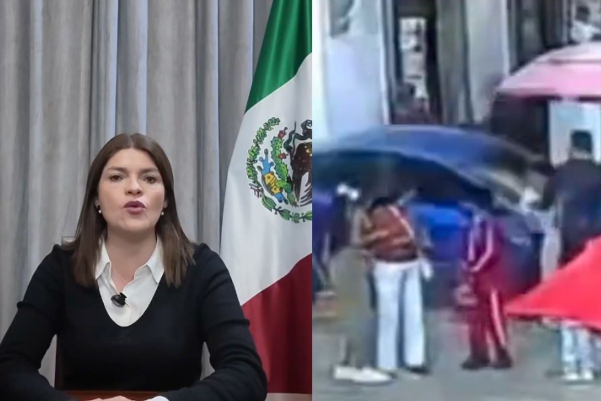 La alcaldesa de Zacatlán, Beatriz Sánchez, acompañó a los heridos en el hospital del IMSS Bienestar | Foto: Cortesía