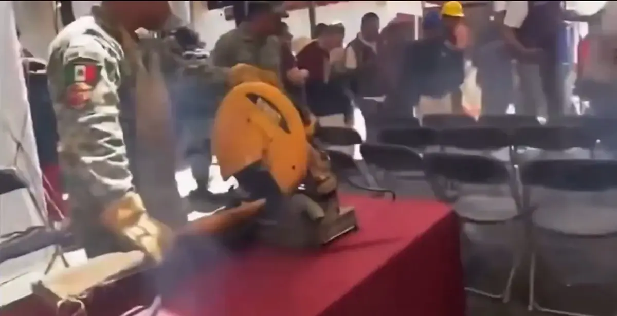 Se disparó un rifle en jornada de desarme en Tzintzuntzan