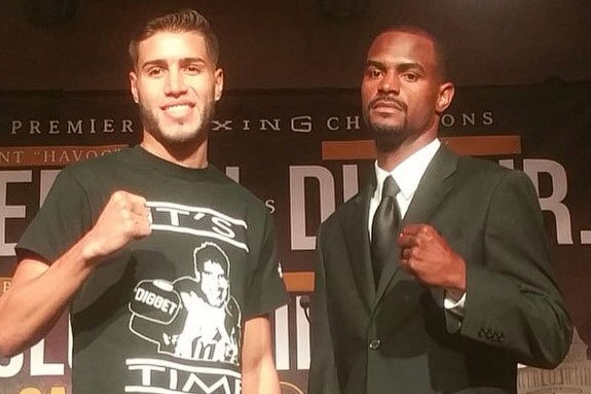 Terrel Williams y Prichard Colón cara a cara antes de la pelea de 2015 | Foto: Cortesía