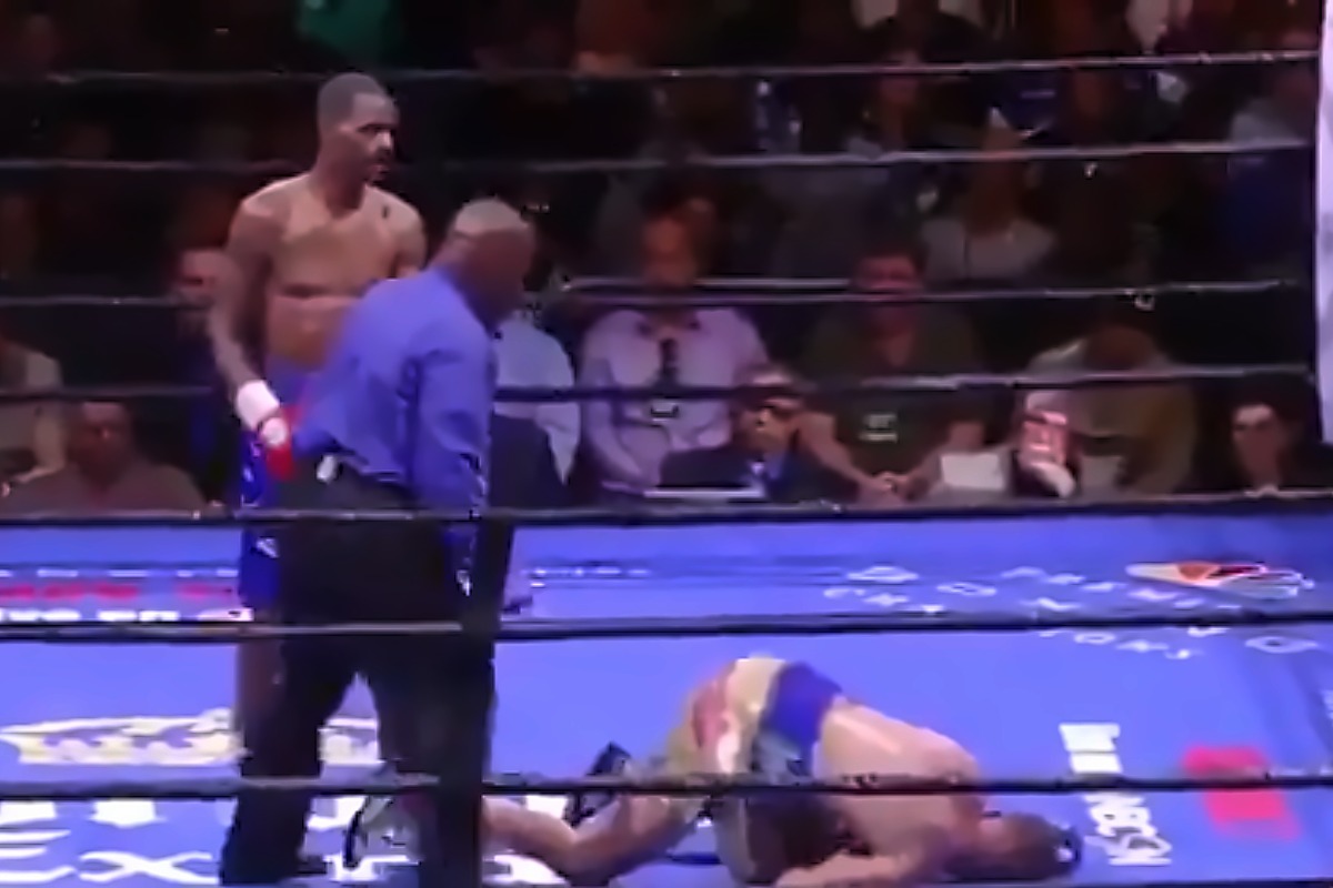 Terrel Williams en el boxeo tras la pelea contra Prichard Colón | Foto: Cortesía