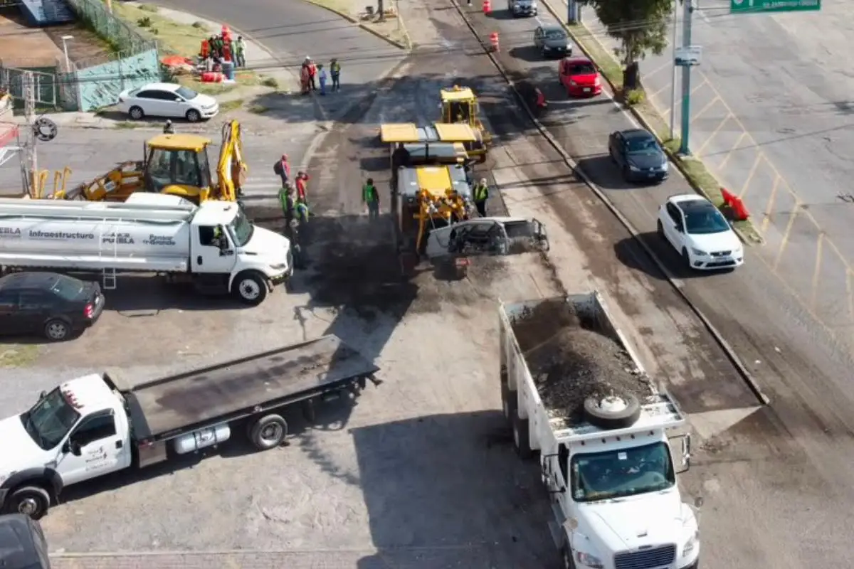Hay tres calles cerradas en Puebla hoy 14 de agosto