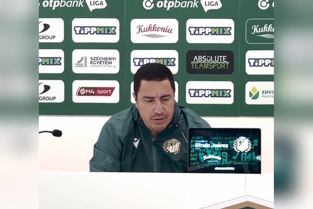 Efraín Juárez se queda sin Champions: rueda de prensa con Győri ETO | Foto: Cortesía