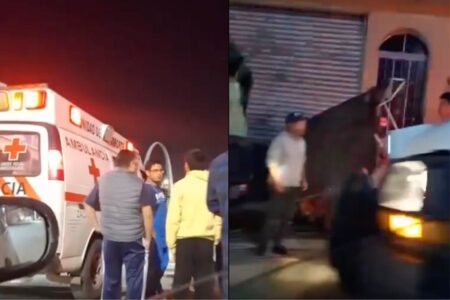 Vehículo embiste puesto de hamburguesas en Zacatlán