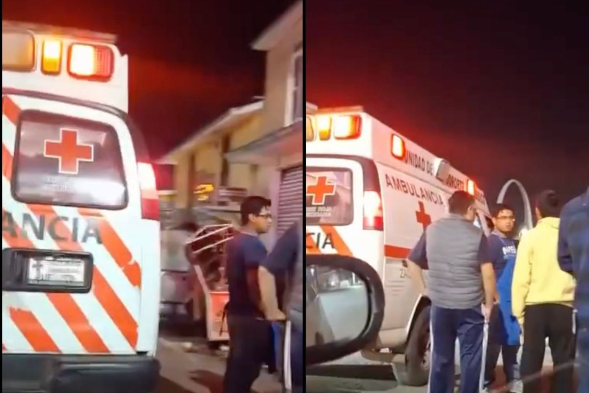 Vehículo se impacta contra puesto de hamburguesas en Zacatlán; reportan personas lesionadas