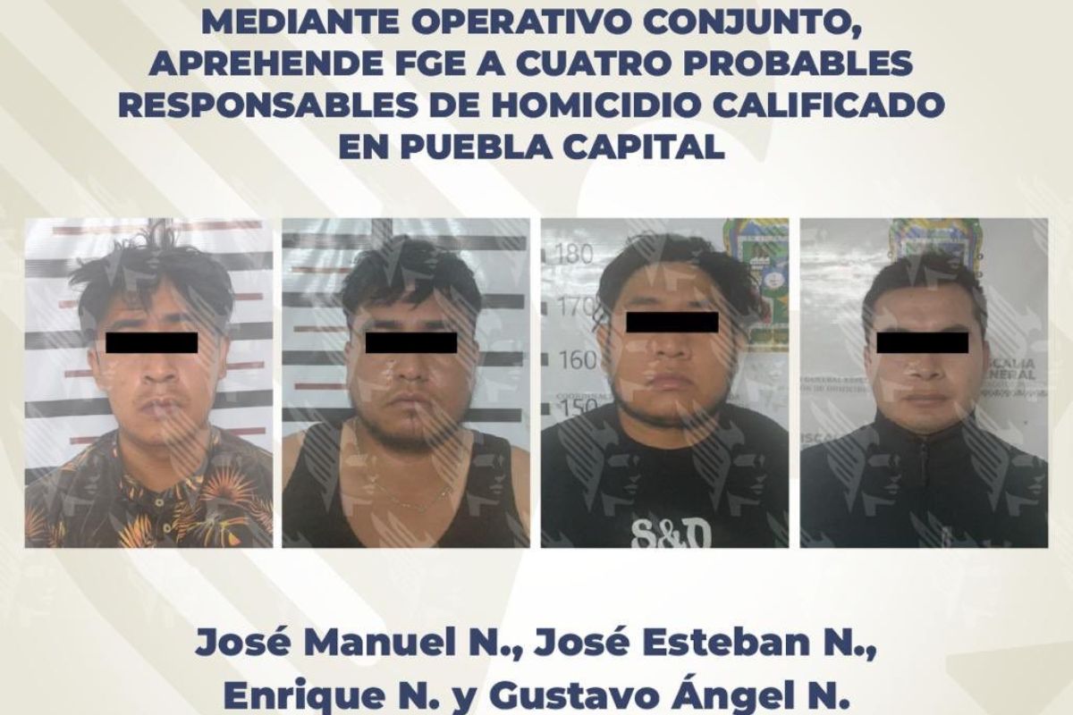 Detienen a cuatro por homicidio de agente ministerial de la FGE en Balcones del Sur