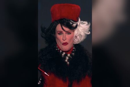 Reaparece Glenn Close caracterizada como Cruella de Vil en la D23 Expo 2026 | Foto: Cortesía